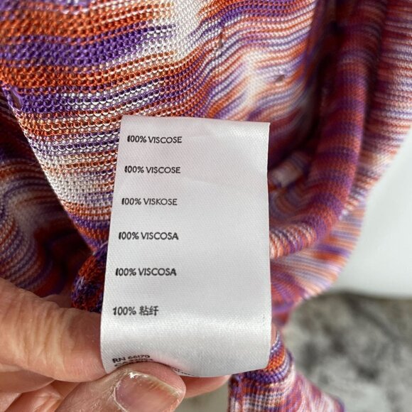 Free People Into the Night Striped Longline Tunic Buttoned Cardigan Small - Picture 7 of 9